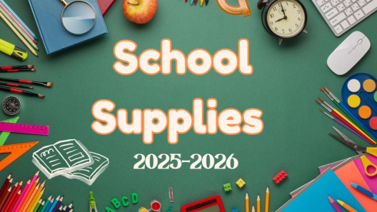 School Supplies Lists for September 2025!