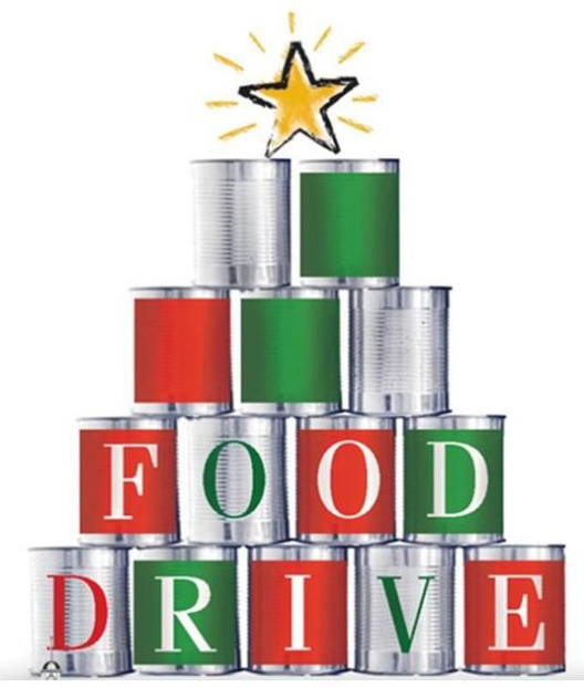 Annual Food Drive Rain Date: Wednesday December 17th!