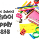 School Supply Lists for 2026-2027!